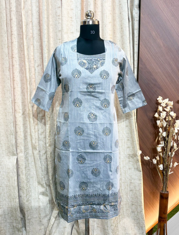 6851 SILK KURTIS