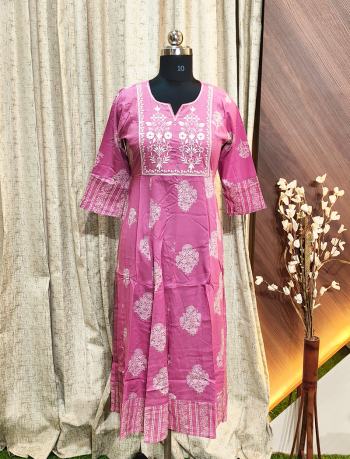 6864 -  Anarkali Kurtis