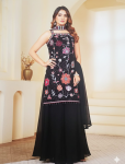 6880 -  Sharara Sets ( Wine)