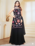 6881 -  Sharara Sets ( Black)