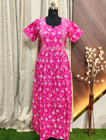 7054 - Frock Style Nighty