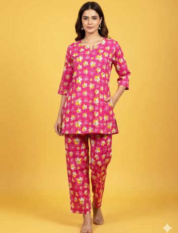 7124 - Cotton Night Suit Sets