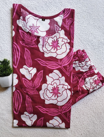 7132 - Cotton Night Suit Sets