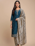 7180 - Kurti with Pant and Dupatta 3PC