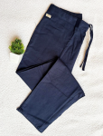 7185  - Cotton Pants   ( Navy Blue )