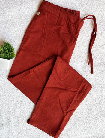 7187  - Cotton Pants (Rust)