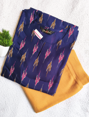 7278 - Kurti with Jeggings Combo