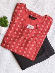 7283 - Kurti with Jeggings Combo