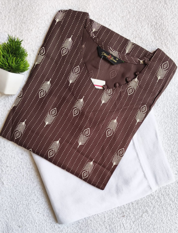 7287 - Kurti with Jeggings Combo