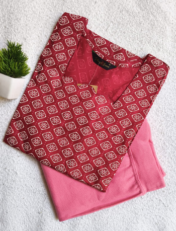 7288 - Kurti with Jeggings Combo