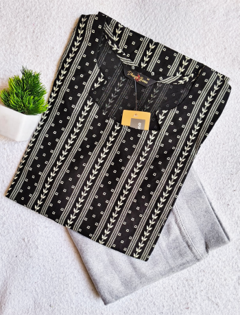 7291 - Kurti with Jeggings Combo