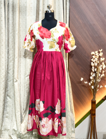 7306 -  Georgette Frock