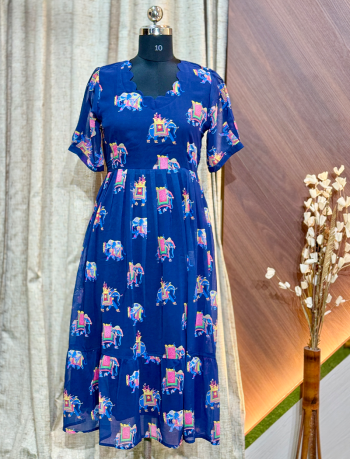 7309 -  Georgette Frock