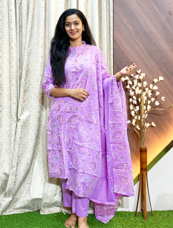 7440 - Cotton Kurti 3PCS Set