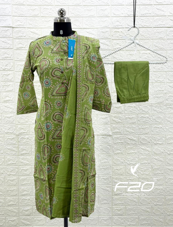 7442 - Cotton Kurti 3PCS Set