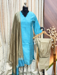 7452 - Kurti with Pant and Dupatta 3PC