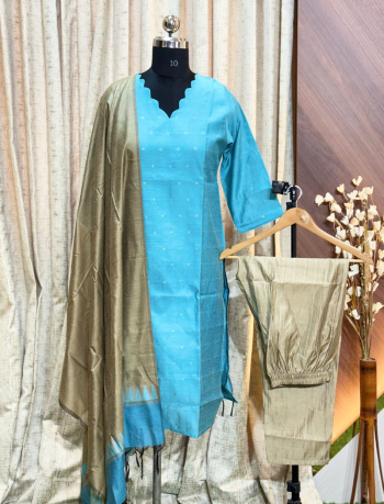 7452 - Kurti with Pant and Dupatta 3PC