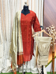 7453 - Kurti with Pant and Dupatta 3PC
