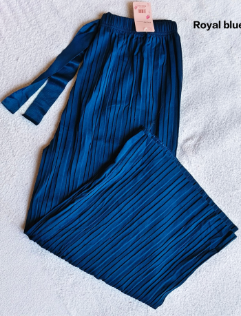 Palazzo Pants - 7491 Royal blue
