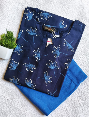 7493 - Kurti with Jeggings Combo