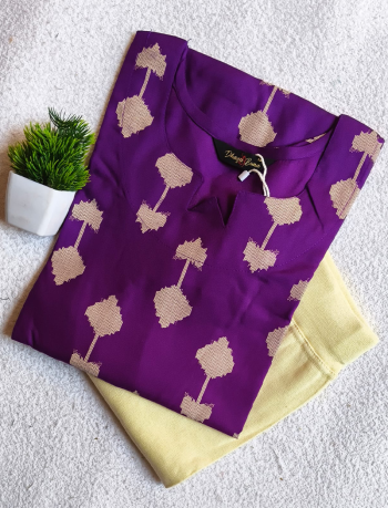 7510 - Kurti with Jeggings Combo