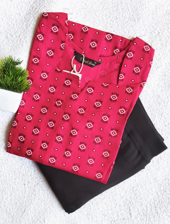 7515 - Kurti with Jeggings Combo