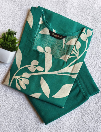 7520 - Kurti with Jeggings Combo