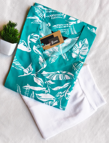 7561 - Kurti with Jeggings Combo