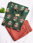 7566 - Kurti with Jeggings Combo