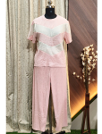 7675  - Night Suits ( Baby Pink )