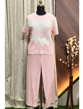 7675  - Night Suits ( Baby Pink )