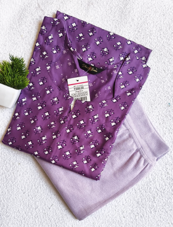 7758 - Kurti with Jeggings Combo