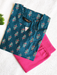 7769 - Kurti with Jeggings Combo
