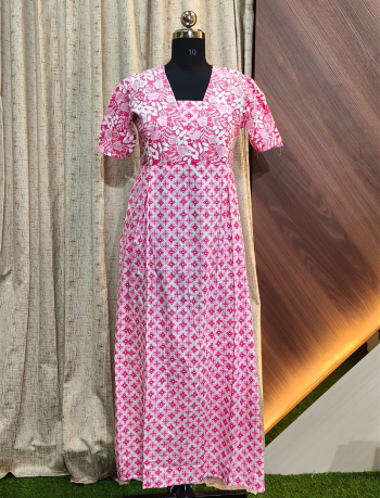 7814 - Frock Style Nighty Feeding