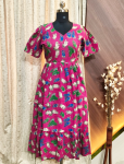 7837 - Kalamkari  Frock