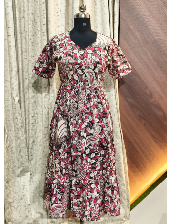 7839 -  Kalamkari  Frock