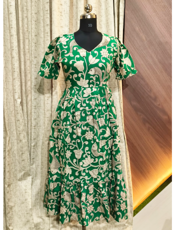 7841 - Kalamkari  Frock