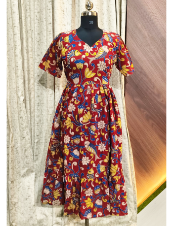 7842 -  Kalamkari Frock