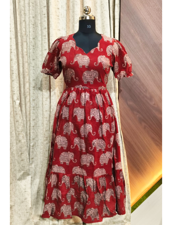 7843 -  Kalamkari Frock