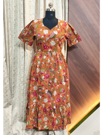 7844 -  Kalamkari Frock