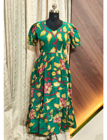 7845 -  Kalamkari Frock