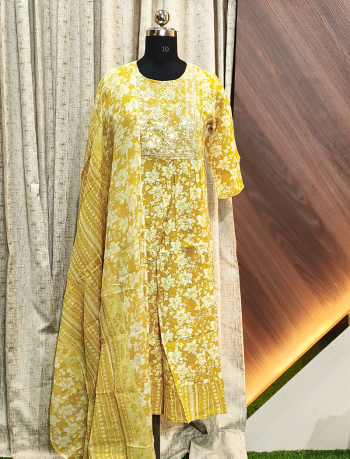 7847 -  Anarkali kurtis with duppatta