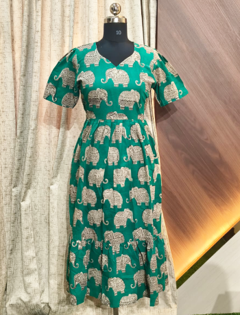 7853 - Kalamkari  Frock