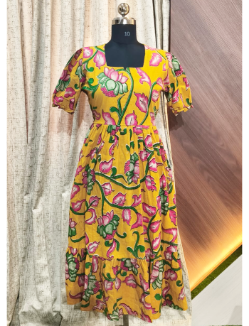 7855 - Kalamkari  Frock