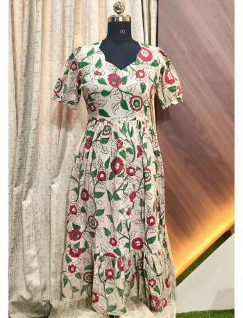 7856 - Kalamkari  Frock