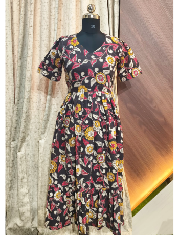 7858 - Kalamkari  Frock